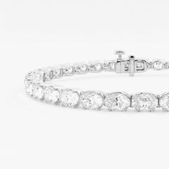Paradiso Oval Lab Grown Diamond Tennis Bracelet.