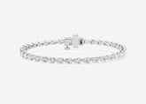 Stormhollow Pear Lab Grown Diamond Tennis Bracelet