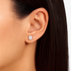 Pearl Lustre Tulip Stud Earrings