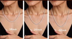 Paradise Enchantment Diamond Graduated Tennis Necklace