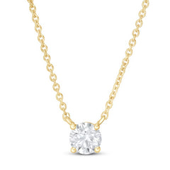 Dream Round Lab-Grown Diamond Solitaire Necklace