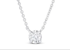 Dream Round Lab-Grown Diamond Solitaire Necklace
