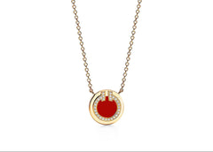 Red Eternity Lab Diamond Pendant