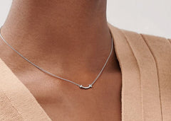 Happy Smile Pendant Lab Diamonds