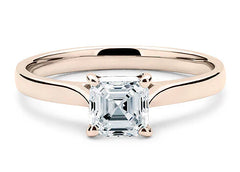 Crimson Embrace - Asscher