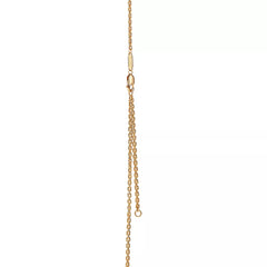 Happy Lock Pendant in Yellow Gold with Diamonds