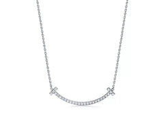 Happy Pendant in White Gold with Lab Diamonds