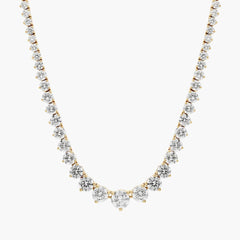 Oceans Graduated Diamond Necklace