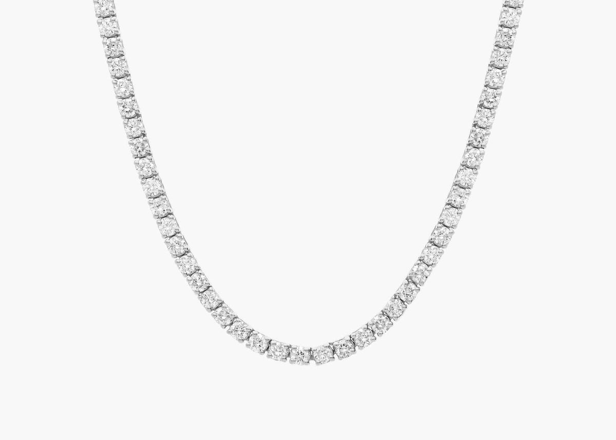 Victorian Lab-Grown Diamond Tennis Necklace