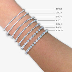 Happy Princess Lab Grown Diamond Tennis Bracelet