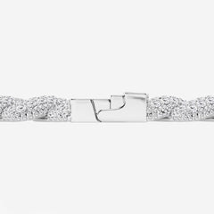 Starshade Round Lab Grown Diamond Cuban Link Bracelet
