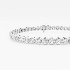 Frostberry Round Lab Grown Diamond Tennis Bracelet