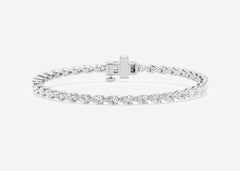 Stormhollow Pear Lab Grown Diamond Tennis Bracelet