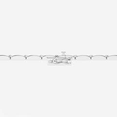 Crescent Wave Round Lab Grown Diamond Bracelet