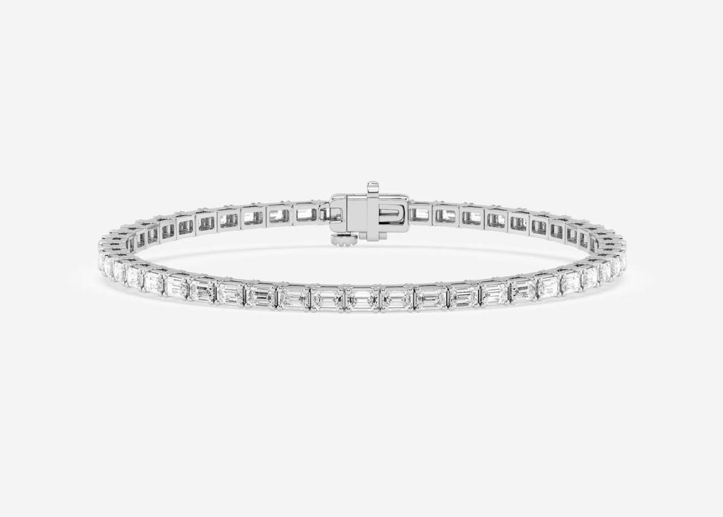 Aleena Emerald Lab Grown Diamond Tennis Bracelet