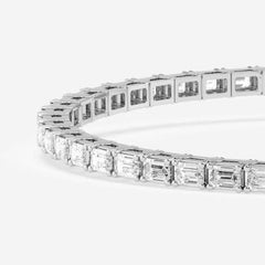 Aleena Emerald Lab Grown Diamond Tennis Bracelet