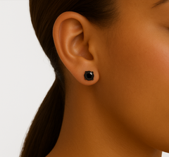 Luna Dusk Black Diamond Stud Earrings