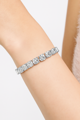 White Frost Cushion Bracelet