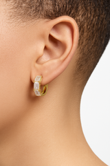 Celestial Muse Emerald Cut Diamond Earrings