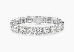 White Frost Cushion Bracelet