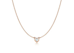 Venice Lab  Diamond Heart Necklace