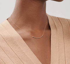 Happy Pendant in Rose Gold with Lab Diamonds