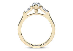 Golden Glimmer - Marquise